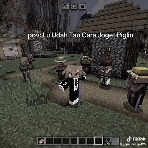 Fun Piglin Dance in Minecraft