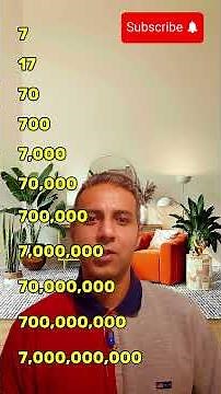 Learn to Read Big Numbers in English Fast! | 7 → 7,000,000,000 ✅ #learnenglish