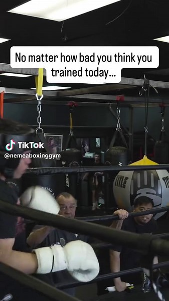 It’s easy to start raising the bar for yourself, especially as you start training more But it’s always important to remember that getting up and training, regardless of how you did is always better than not training at all Give yourself grace. And keep showing up. If you’re in Las Vegas, and you wanna show up for yourself in the world of boxing comment the word “KO” and we’ll get you set up with a free class #boxing #motivation #boxer #fighter #sparring