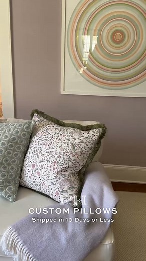 1.8K views | Mix and match our custom pillows with countless combinations of print, size, and piping. | Pepper Home | Facebook