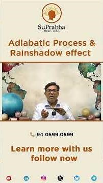 Adiabatic Process & Rain shadow effect