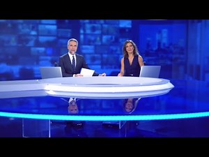 Telecinco News, with Carlos Franganillo and Ángeles Blanco