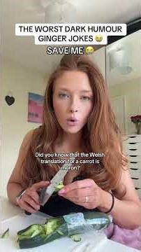 THE WORST DARK HUMOUR GINGER JOKES 😭 SAVE ME 😭 #fyp #gingerjokes #ginger #redhead #oneliners