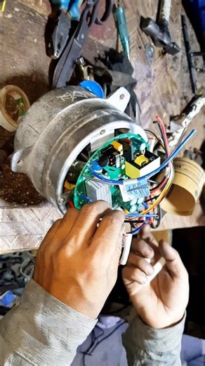 normal air cooler motor convert to bldc #mrfahidelectric #diy