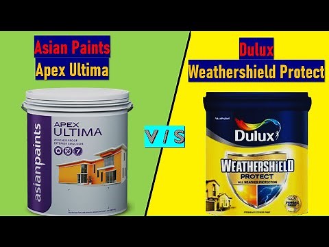 Asian Paints Apex Ultima vs Dulux Weathershield Protect Exterior Wall Paint Review | Comparison