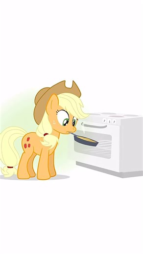 Crystal Skies on Instagram: "Apple Flapjacks #mlp #mlpfim #applejack #pancakes #fail original comic by dm29"