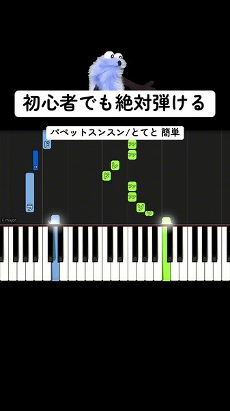 【初心者でも絶対弾ける】パペットスンスン / とてと【簡単ピアノ】
