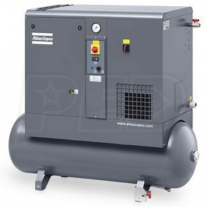 Atlas Copco GX5 7.5-HP 53-Gallon Rotary Screw Air Compressor w/ Dryer (208-230/460V 3-Phase) | Atlas Copco 8152101278