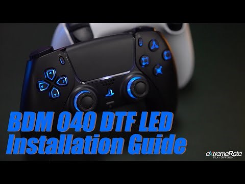 How to Install eXtremeRate DTF LED Kit on PS5 Controller BDM-040 & 050 Model