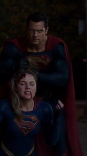 Supergirl Defeated by Hypnotized Superman 2 #supergirl #superheroine #aivideo