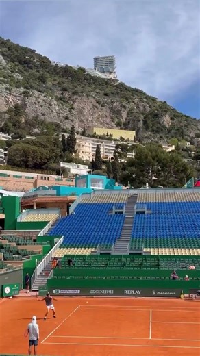 JOÃO FONSECA JÁ ESTÁ TREINANDO EM MONTE CARLO! #tennis #joaofonseca #montecarlo
