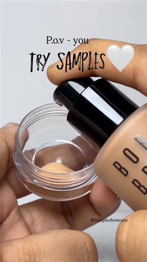 sample showcase on Instagram: "Comment down below “link” for website link✨ Bobbi Brown Weightless Skin Foundation SPF 15 samples (Makeup, makeup artist, bobbi brown, mac, mac cosmetics, samples, bridal, foundation, shade match) #makeup #makeupartist #mac #skincare #beauty #makeuptutorial #samples #trybeforeyoubuy #perfume #hudabeauty #bobbibrowncosmetics #foundation #shadematch #reels #viral #explore"