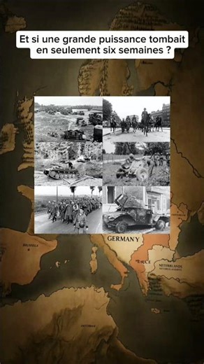 La chute éclair de la France en 1940… #Shorts