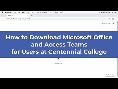 How to Download Microsoft Office and Access Teams - Free for Students and Professors at Centennial