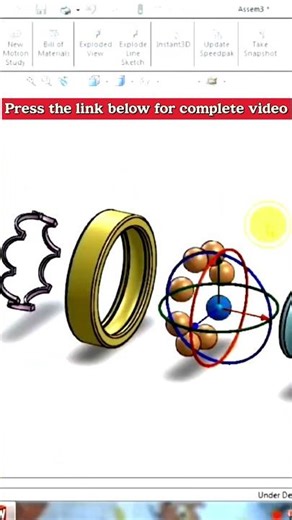 Ball bearing assembly solidworks | Simple assembly | solidworks