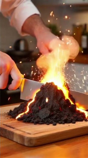 World’s🌏 Most Satisfying AI Lava Cutting Video 🌋💥🥵 #ai #viralshorts #lava