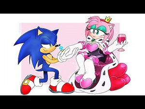 Sonic Meets Queen Amy Rouge - Sonic x Amy (Sonamy) Comic Dub Compilation