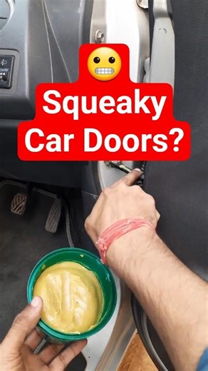 Squeaky Car Door? Easy Fix!