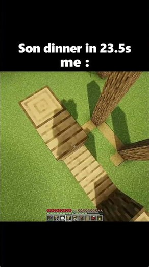 Mom said dinner ready me... #minecraft