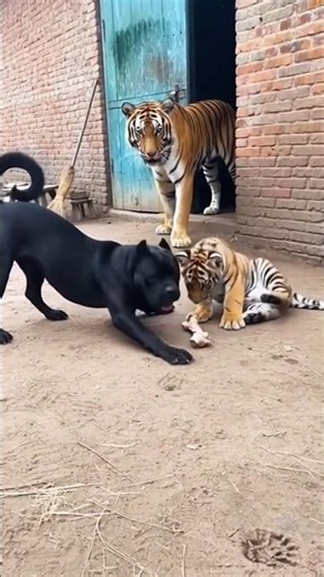 Pitbull vs Tiger: The Ultimate Showdown