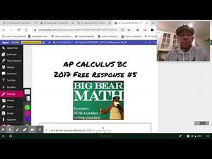 AP Calculus BC REVIEW ~ 2017 Free Response #5