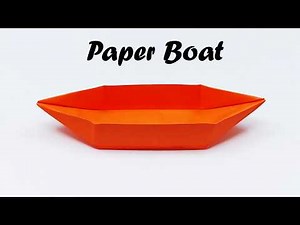 How to Make a Paper Boat That Floats - Origami Boat