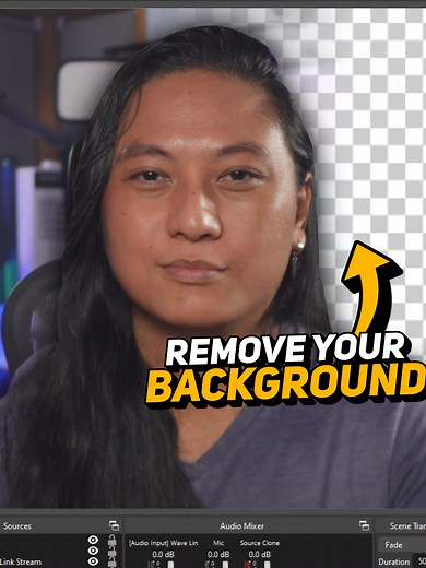 OBS Background Removal WITHOUT A Greenscreen (2024) #streamadvice #obs...