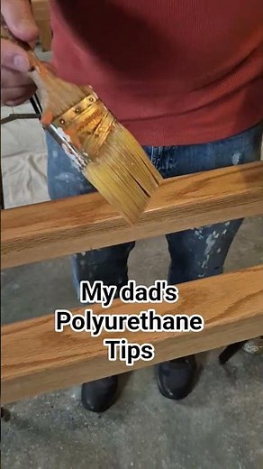 tips for applying polyurethane #diy #woodworking #paintingtechniques