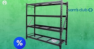 Sam's Club hace descuentote en resistente rack que soporta más de 1 tonelada por repisa