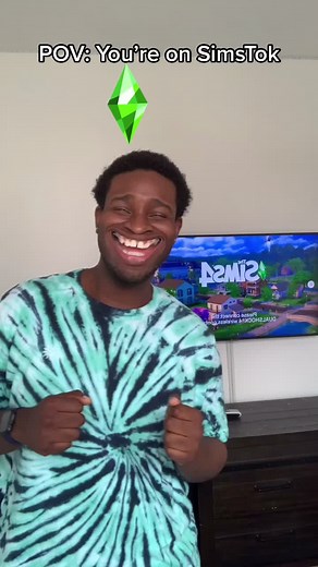 Just a Sim doing a trend 😂😂 #thesims #simsbelike #thesims4 #simlish #simstok