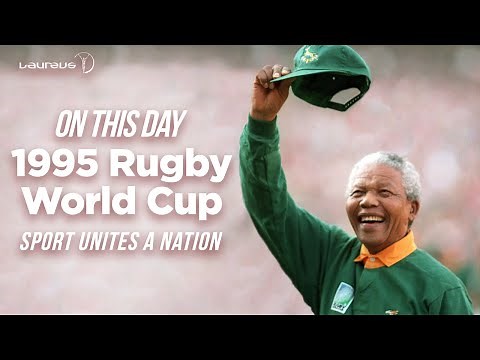 24th June 1995 - Rugby World Cup - Nelson Mandela