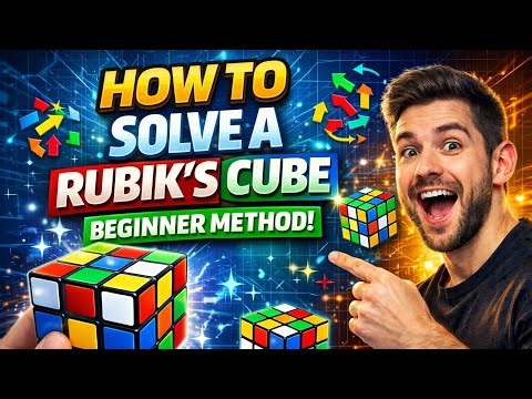 How to Solve Rubik’s Cube Easily | Don't skip this beginner freindly guide