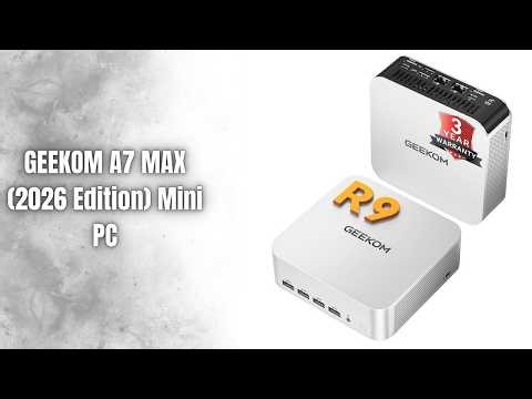 GEEKOM A7 MAX (2026) Review 🔥 Ryzen 9 7940HS Mini PC | USB4, 8K & Radeon 780M