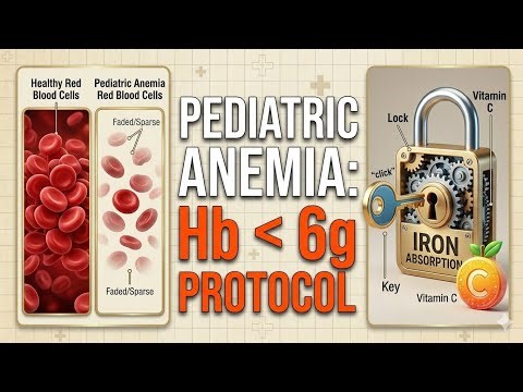 Identifying Severe Anemia in Kids | Why Hb less than 6g is a Red Flag 🧬🩹