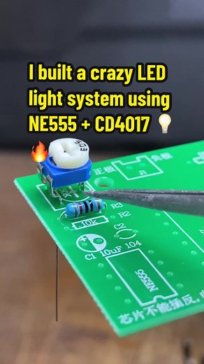 Controles de Luz RGB: Circuito Ne555 y Cd4017