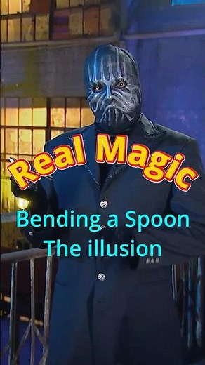 Real Magic - Bending a Spoon Illusion