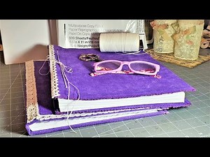 HOW TO BIND A BIG STACK OF FULL PAGES in One JUNK JOURNAL:! Pt 2: Easy Tutorial! The Paper Outpost