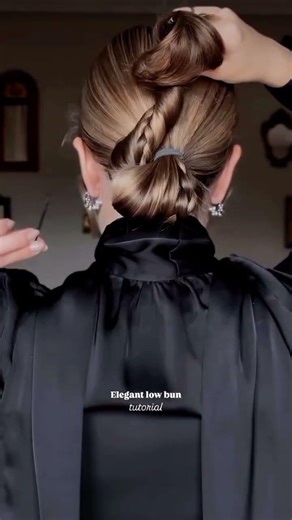 trust your process low bun tutorial#hairstyle #ha#music #youtubeshorts #explore #shorts #subscribe