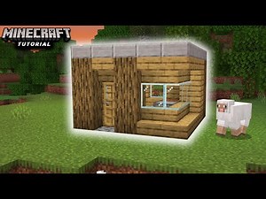 Minecraft Mini Casa Bonita y Barata - Como Construir Una Casa Facil en Survival - TUTORIAL 3x3