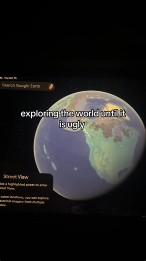 ASMR~ exploring the world until it is ugly #googleearth #asmr #trend #viral #tapping