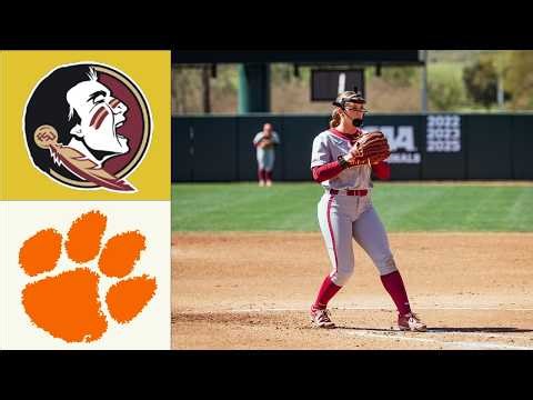Florida State vs Clemson | FULL GAME | College Softball Today Mar 29, 2026