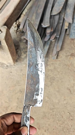 Sharpening a Machete with Angle Grinder Satisfying Tool Restoration #shorts #craft