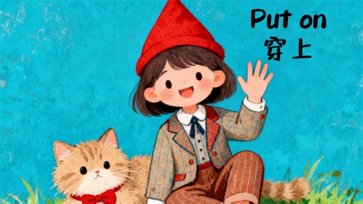 《Put on》穿上｜儿童启蒙英语，每日两分钟！
