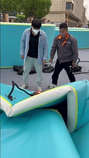 Easy pool set up: IPOOLGO inflatable above ground pool