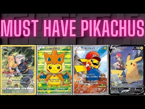 Must Have Pikachu Cards For Collecting and Investing