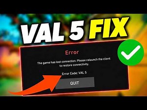 How To Fix Valorant Error Code VAL 5 – The Game Has Lost Connection