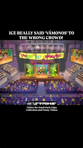 ToonSouthPark on Instagram: "Ready for some classic South Park chaos? In this clip, the local ICE recruits take their job a bit too literally when they raid a Dora the Explorer Live show! From the high-stakes 'bad hombres' speech to the unexpected Botox break, it's peak satire that only Matt and Trey could pull off. 🎒🚔 ​Whether it's the over-the-top tactical gear or the hilariously misplaced sense of duty, this scene perfectly captures why South Park remains one of the most provocative shows o