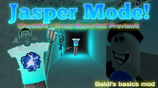 史诗般的机器NULL在Chwaldi's Litmas重新制作里!! (第2集) - Jasper模式(Baldi mod/raldi ripoff）