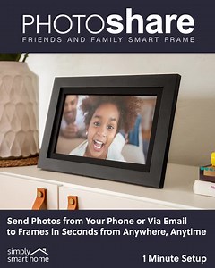Feel the joy of life’s moments daily with new photos from loved ones’ phones to your frame. The smartest gift you’ll ever give. | Simply Smart Home