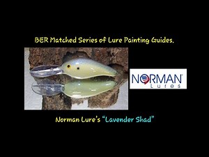 "Lavender Shad" BER Matched Norman Lures Series
